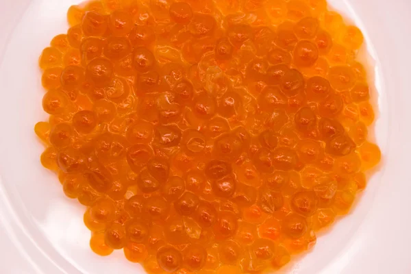 Fondo del caviar rojo de lujo. Comida foto concepto . — Foto de Stock
