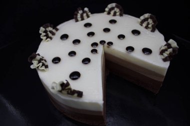 Harika çikolatalı kek. Choco birkaç çeşit pasta