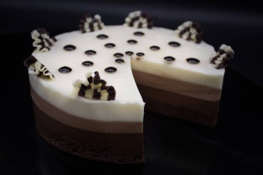Harika çikolatalı kek. Choco birkaç çeşit pasta