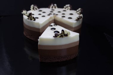 Harika çikolatalı kek. Choco birkaç çeşit pasta