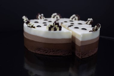 Harika çikolatalı kek. Choco birkaç çeşit pasta