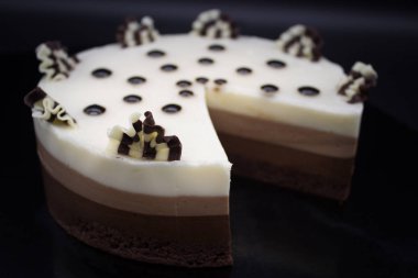 Harika çikolatalı kek. Choco birkaç çeşit pasta