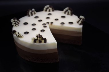 Harika çikolatalı kek. Choco birkaç çeşit pasta