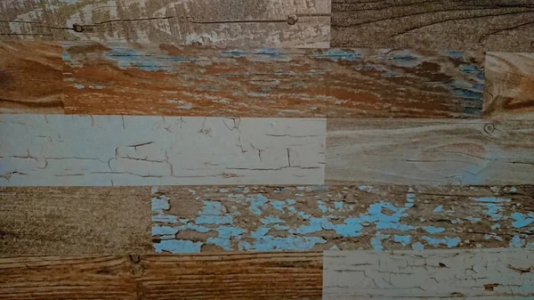 古い木製のカラフルな板のテクスチャの背景. — ストック写真