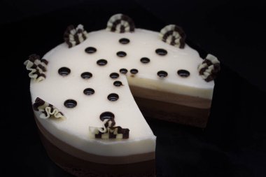 Harika çikolatalı kek. Choco birkaç çeşit pasta