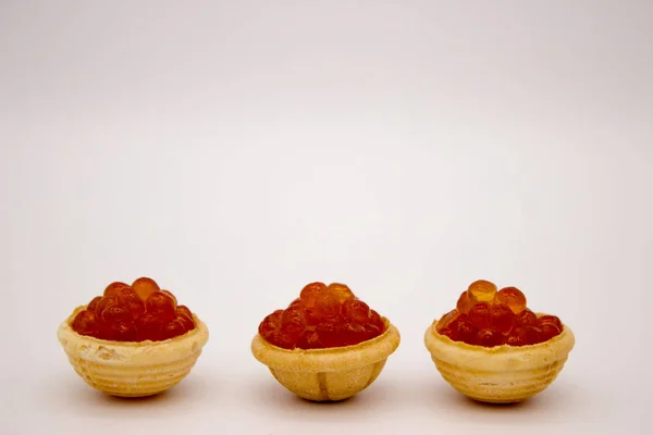 Luxury Red Caviar na tigela. Conceito de foto de alimentos . — Fotografia de Stock