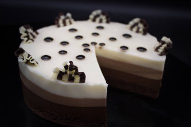 Harika çikolatalı kek. Choco birkaç çeşit pasta