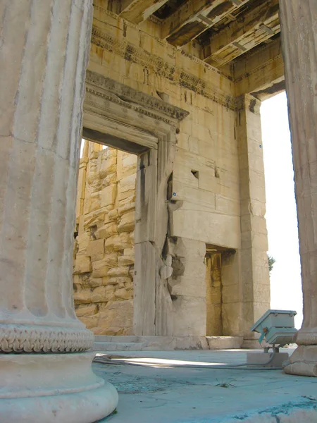 Афіни, Греція-14 жовтня 2008: Парфенон стародавнього храму. Оон — стокове фото