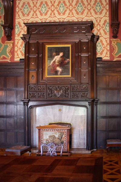 Lodz Polen Mei 2015 Interieur Paleis Herbst Museum Het Herenhuis — Stockfoto