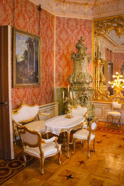 Lodz Poland 2015 Interior Herbst Palace Museum 1876 건축되었다 — 스톡 사진