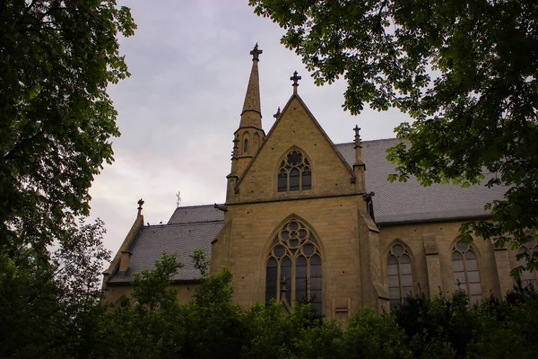 Katowice Polônia Maio 2015 Igreja Imaculada Conceição Bem Aventurada Virgem — Fotografia de Stock