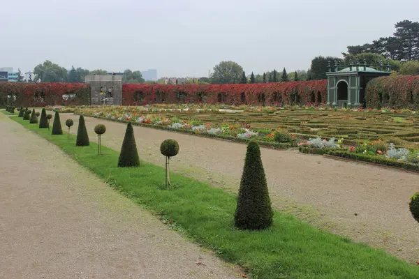 Hermosa Vista Del Palacio Jardines Schonbrunn Viena Austria — Foto de Stock