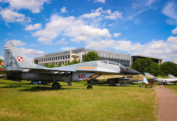 Krakow Poland July 2016 Planes Museum Military Commercial Aircraft Krakow — Stock Photo, Image