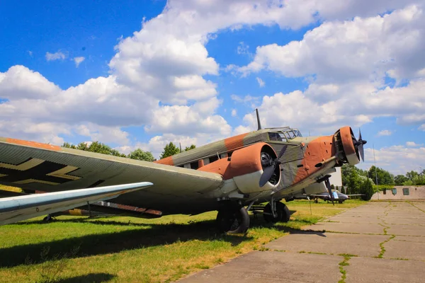 Krakow Poland July 2016 Planes Museum Military Commercial Aircraft Krakow — Stock Photo, Image