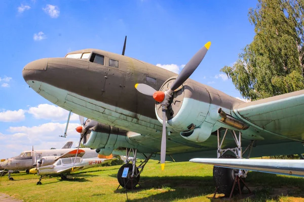 Krakow Poland July 2016 Planes Museum Military Commercial Aircraft Krakow — Stock Photo, Image