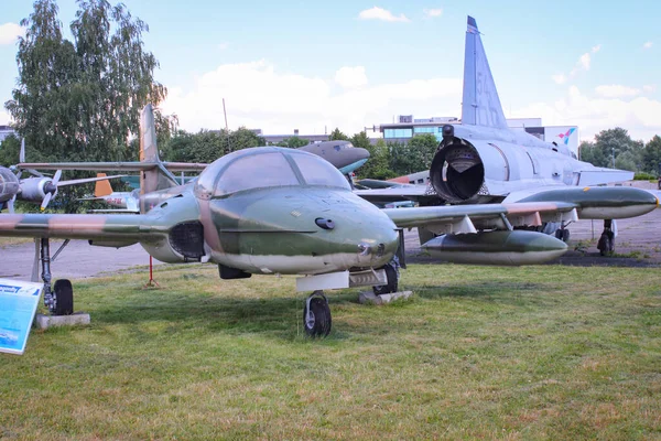 Krakow Poland July 2016 Planes Museum Military Commercial Aircraft Krakow — Stock Photo, Image