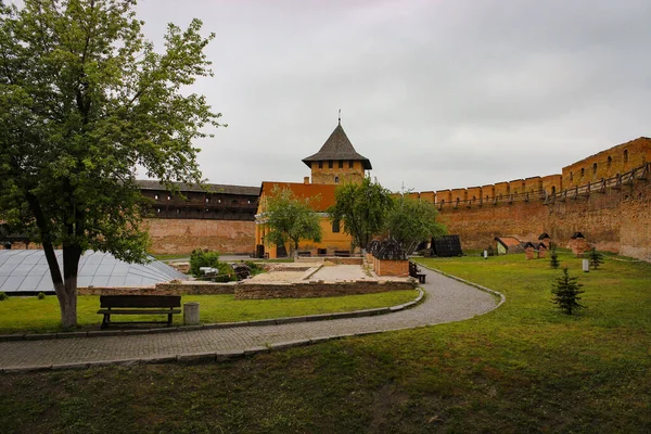 Lutsk Ucraina Maggio 2017 Cortile Vuoto Del Castello Lutsk Molto — Foto Stock