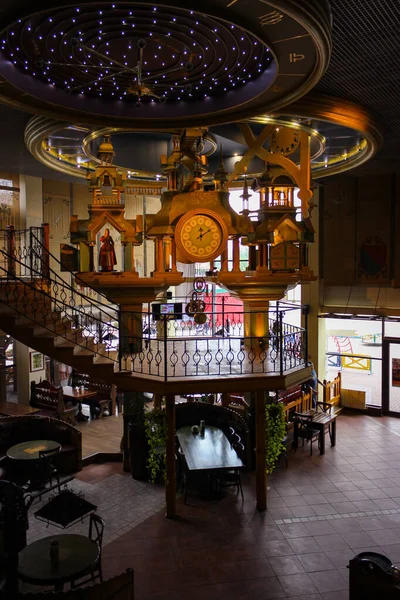 Lutsk Ουκρανία Μάιος 2017 Ενδιαφέρουσες Εσωτερικούς Χώρους Του Εστιατορίου Στο — Φωτογραφία Αρχείου