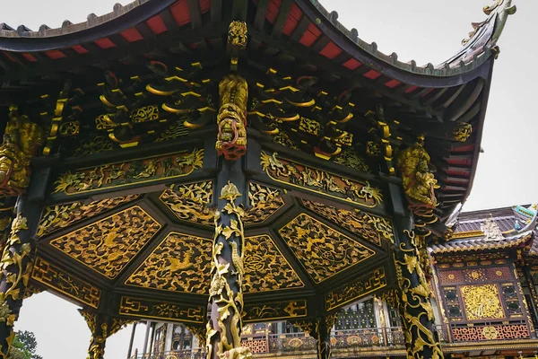 벨기에 브뤼셀 2018 View Chinese Pavilion Royal Park — 스톡 사진