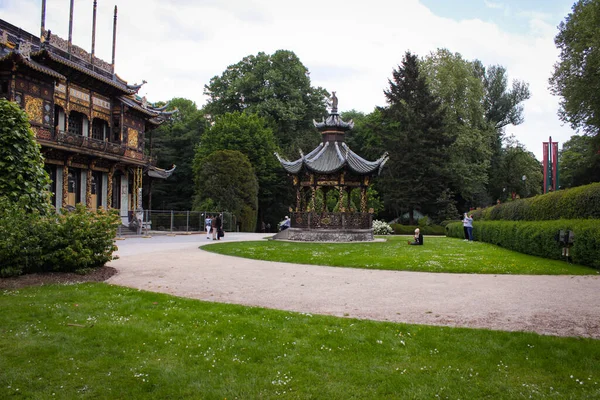 Bryssel Belgien Maj 2018 Utsikt Över Den Kinesiska Paviljongen Royal — Stockfoto