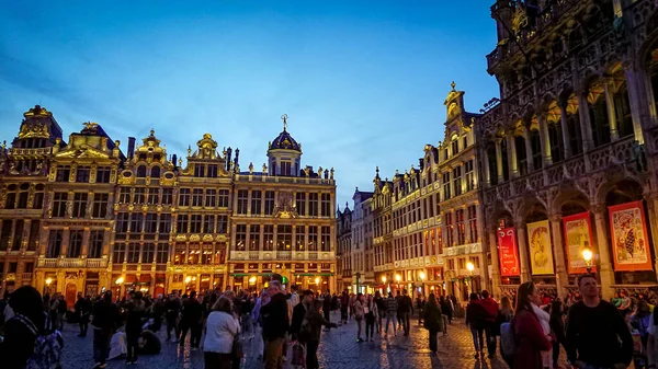 Bruxelles Belgio Maggio 2018 Veduta Dell Antica Grand Place Gotica — Foto Stock