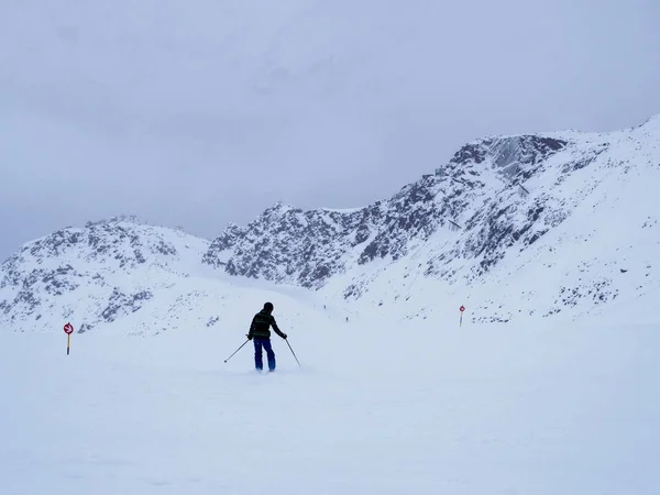 Soelden, Avusturya Kayak Pisti alt kayakçı