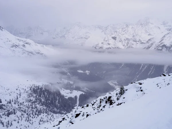 Capa Gruesa Calcetines Sobre Valle Alpino Austria —  Fotos de Stock