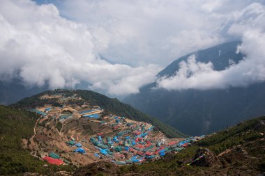 namche'nın Bazaarı Nepal