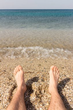 İlk Akdeniz kıyı şeridinde istirahat