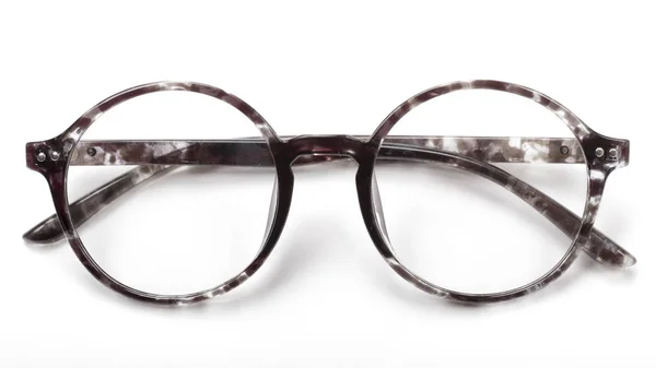 白い背景の上の眼鏡フレーム — ストック写真