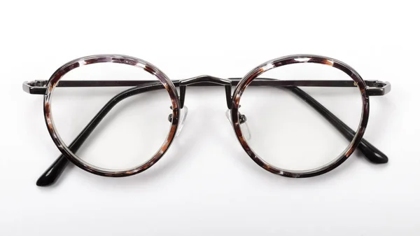 白い背景の上の眼鏡フレーム — ストック写真