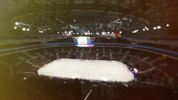 Blurred Photo View Top Ice Arena — Stock Photo, Image