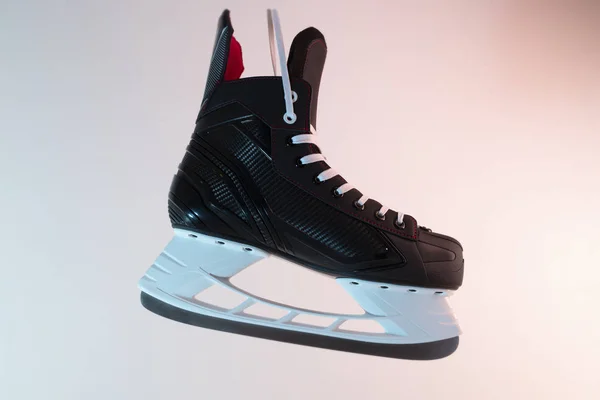 Close - up of new hockey skates