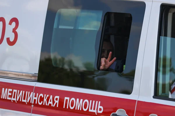 Minsk Bielorrússia Agosto 2020 Protestos Pacíficos Contra Decisão Das Eleições — Fotografia de Stock