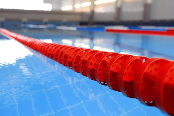 Close Red Buoy Indoor Pool — Stock Photo, Image