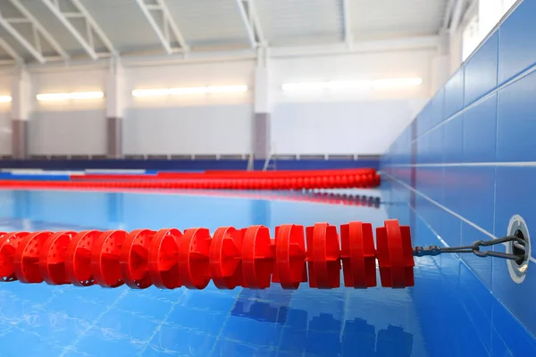 Close Red Buoy Indoor Pool — Stock Photo, Image