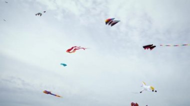 Gökyüzünde uçan uçurtmalar