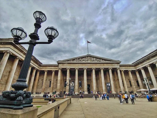 British Museum Instytucja Publiczna Poświęcony Ludzkiej Historii Kultury Sztuki Obrazek Stockowy