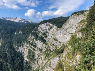 Triglav Yedi Göller Vadisi'nden dik yol Komarca adı verilen.