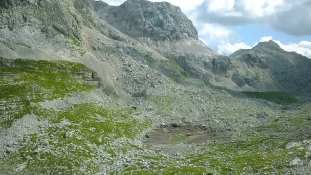 Antenne Triglav Nationalpark Slowenien Fliegen Über Das Tal Der Sieben — Stockvideo