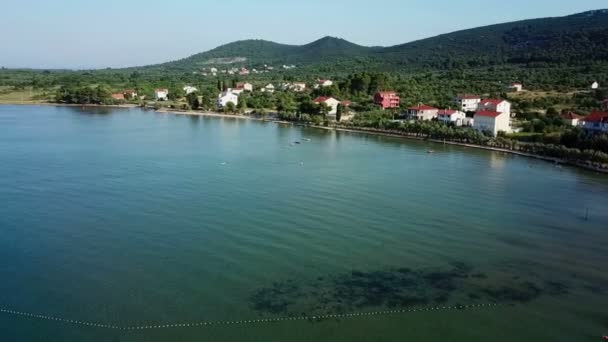 Mrljane Pasman 크로아티아에서 지중해 해안선 아드리아 휴가에 — 비디오