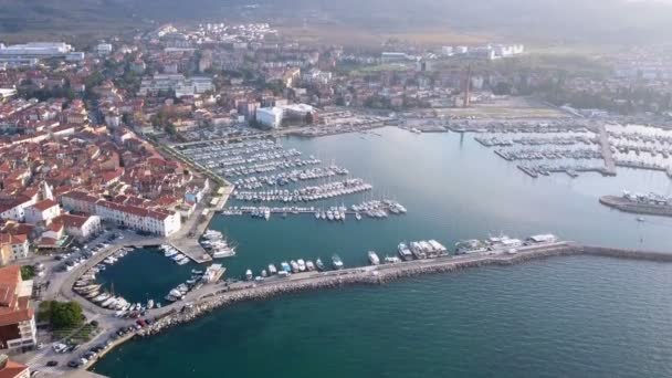 Volando al lado del mar — Vídeo de stock