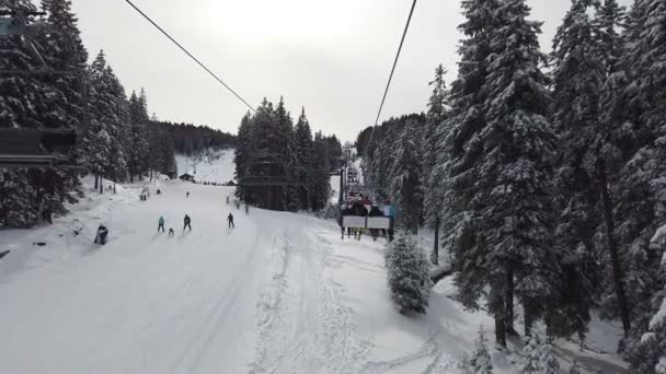 Estación de esquí — Vídeo de stock