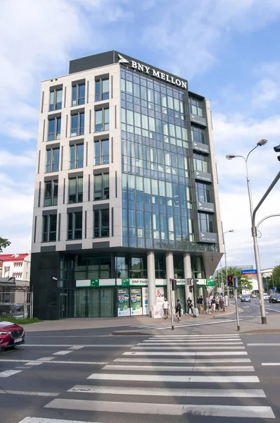 Budova Bny Mellonské Banky Wroclaw City Center Polsko — Stock fotografie