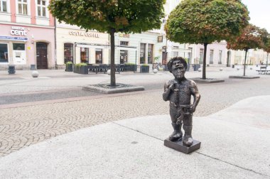 Küçük cüce, Wroclaw pazar meydanında Gnome heykeli, Polonya