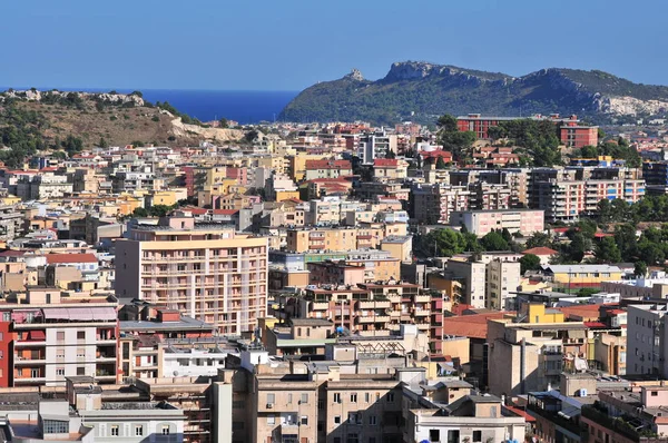 Cityscape Van Cagliari Gezien Vanaf Bastione Saint Remy Cagliari Italië — Stockfoto
