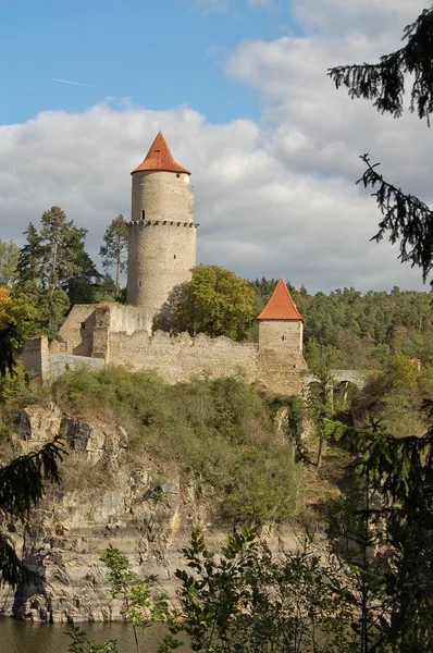 Замок Zvikov Чеська Республіка — стокове фото