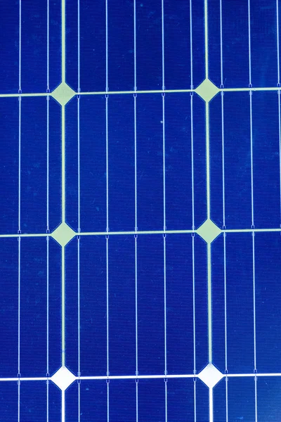 Detail Photovoltaic Cells Flexible Blue Solar Panel Energy Autonomy Boats — Stock Photo, Image