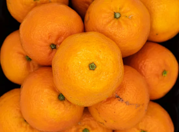 Mandarino Frutto Delle Diverse Specie Agrumi Comunemente Chiamati Mandarini Tra — Foto Stock