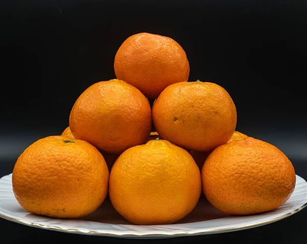 Mandarim Fruto Das Diferentes Espécies Cítricas Comumente Chamadas Mandarinas Entre — Fotografia de Stock